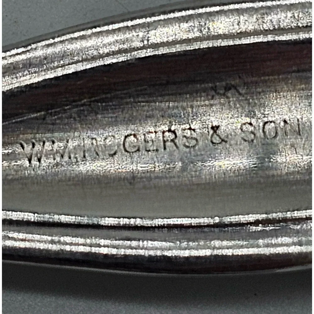 1896 Wm Rogers & Son AA Silver Plate‎ Serving Spoon 